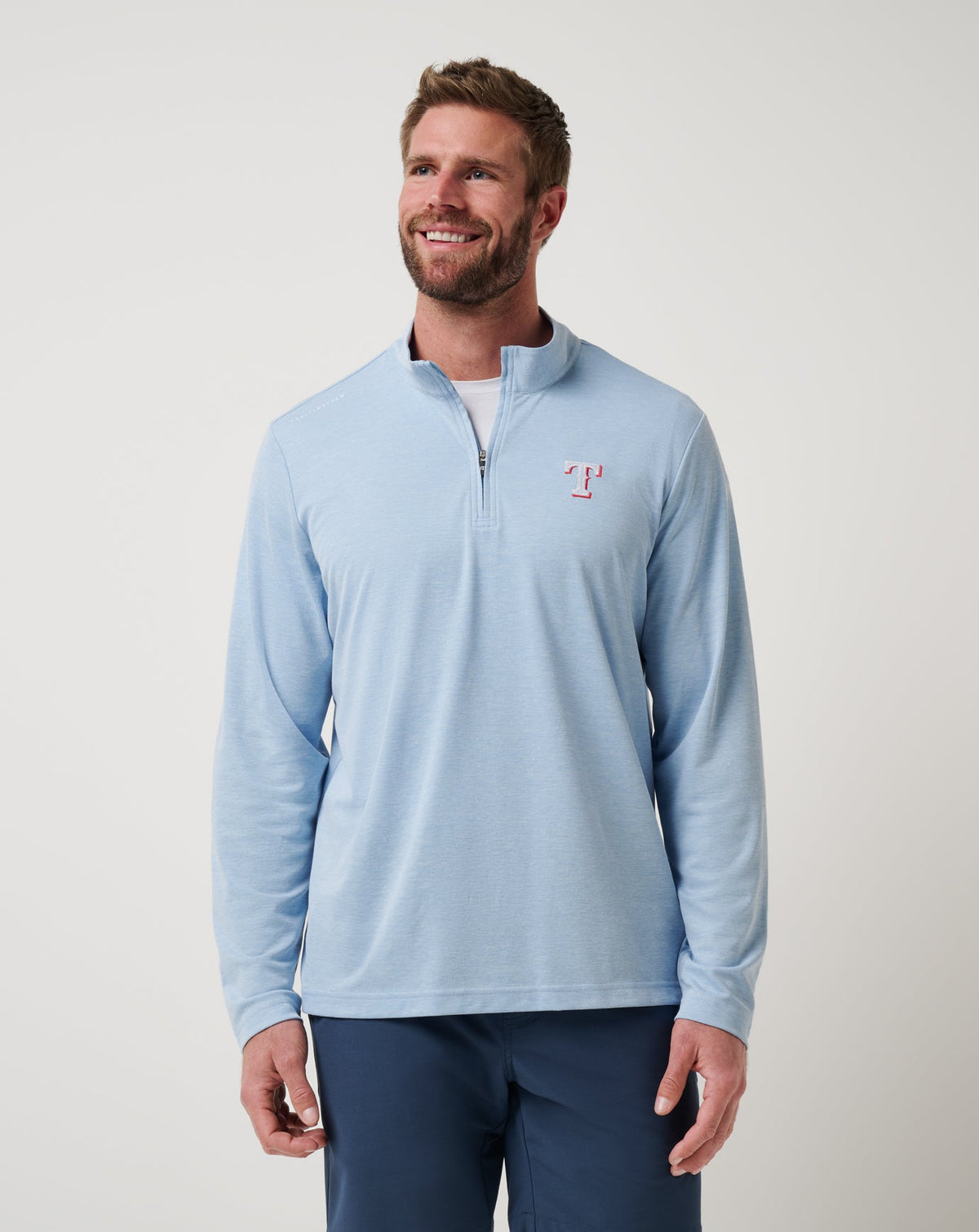 Texas Rangers Time To Tailgate Quarter Zip| Travis Mathew