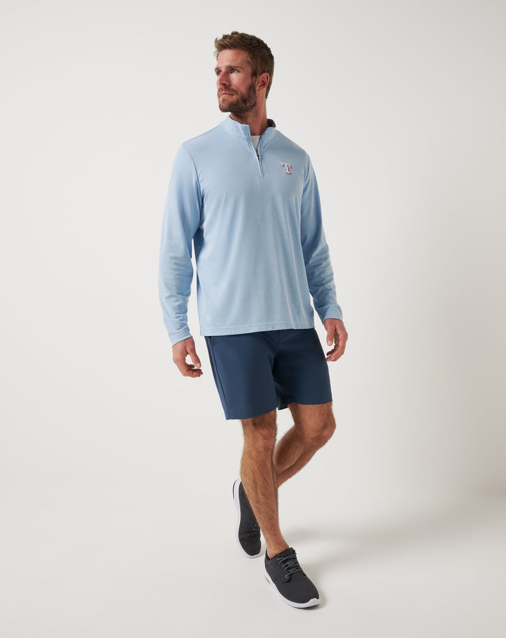 Texas Rangers Time To Tailgate Quarter Zip| Travis Mathew