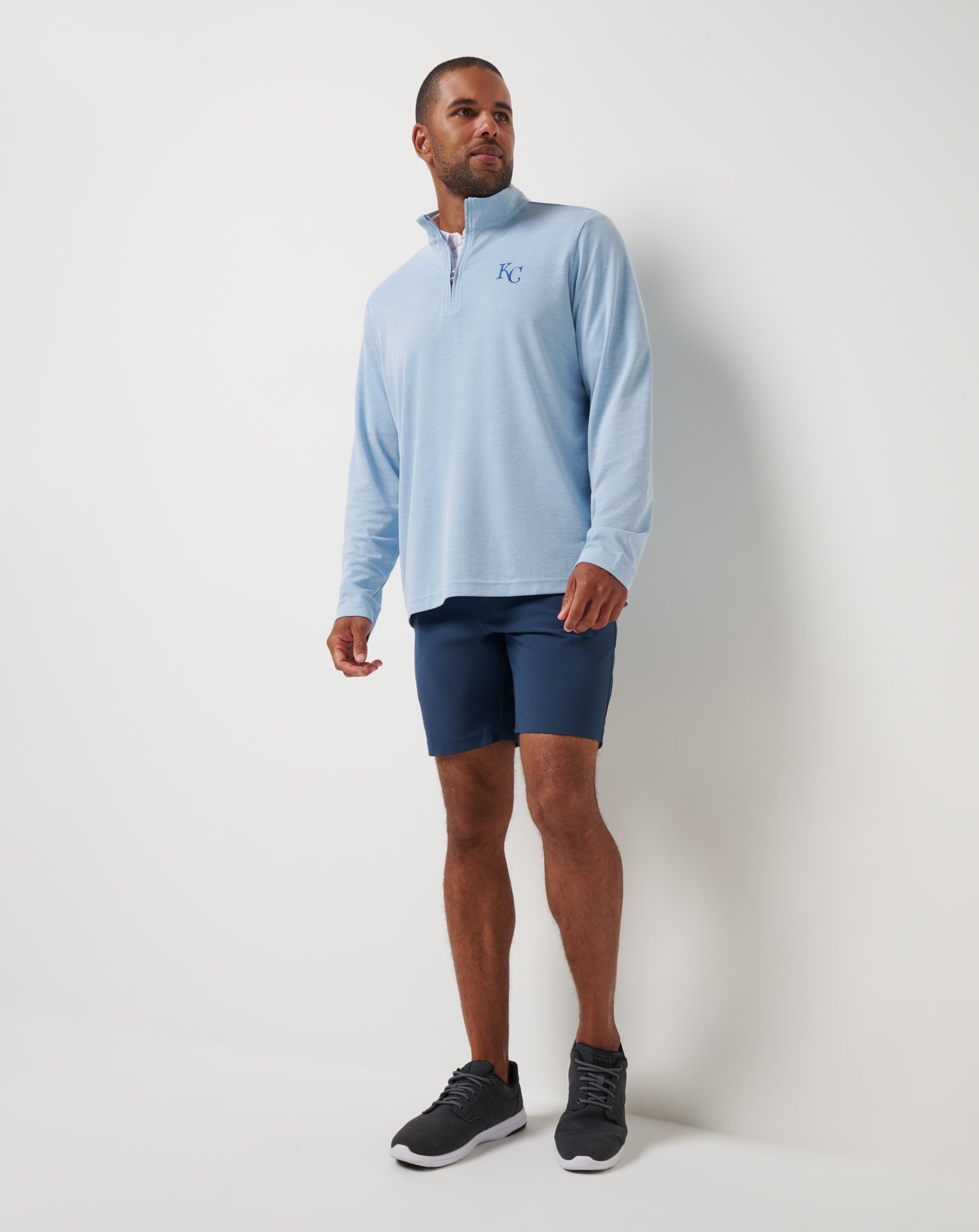 Kansas City Roayals Time To Tailgate Quarter Zip| Travis Mathew