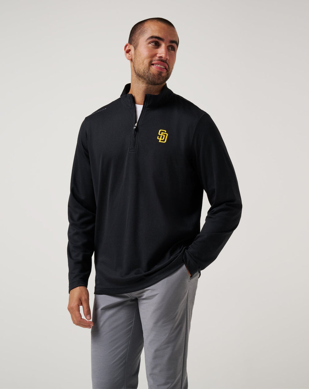 San Diego Padres Time To Tailgate Quarter Zip| Travis Mathew