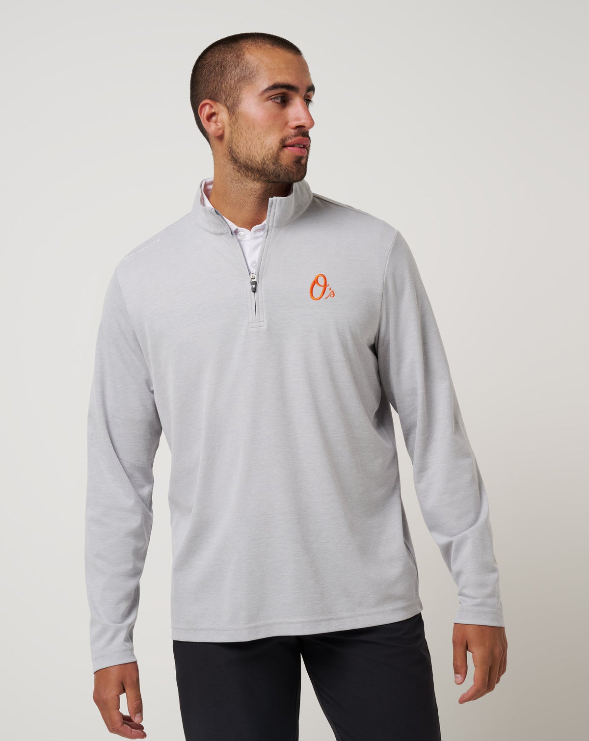 Baltimore Orioles Time To Tailgate Quarter Zip| Travis Mathew