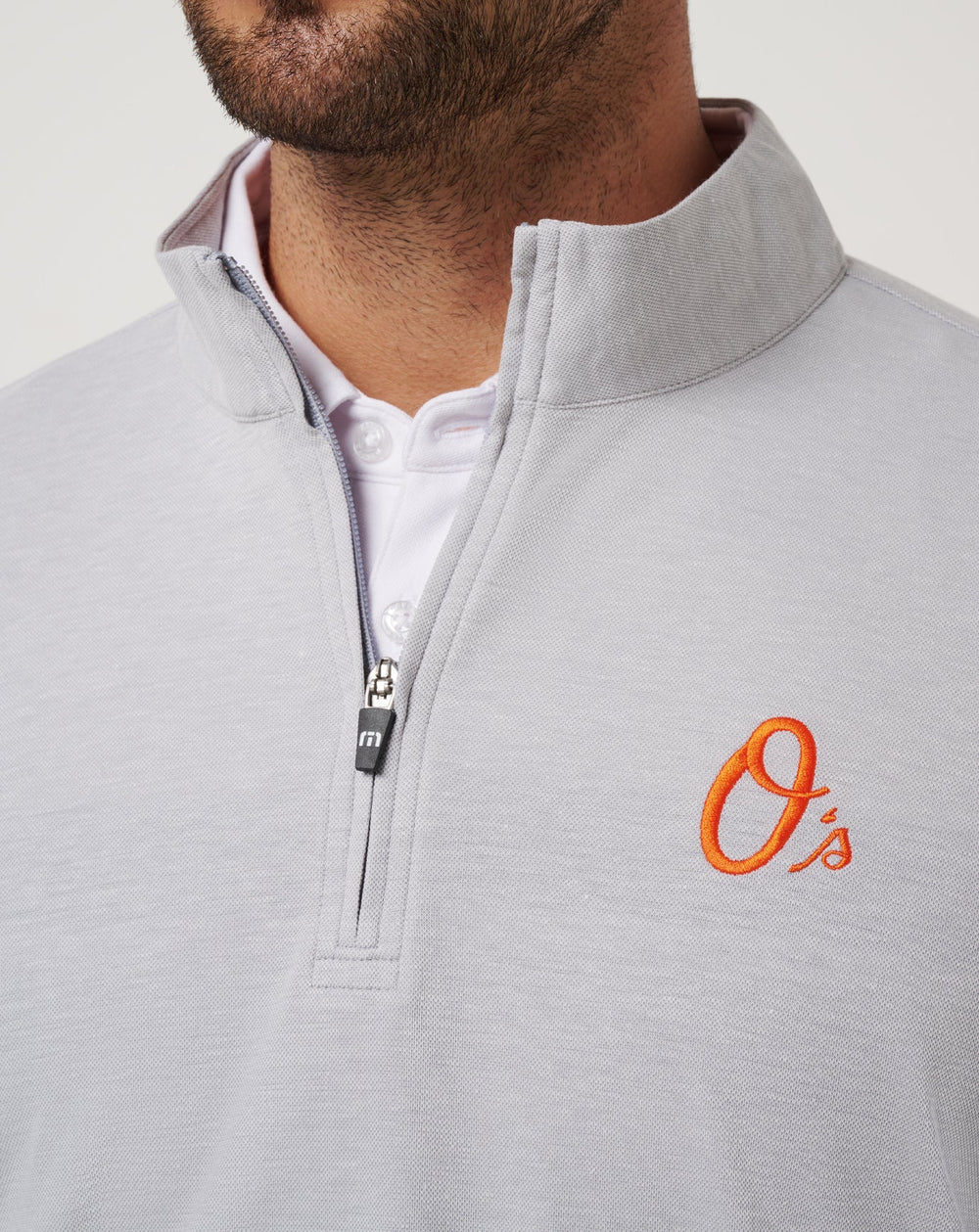 Baltimore Orioles Time To Tailgate Quarter Zip| Travis Mathew