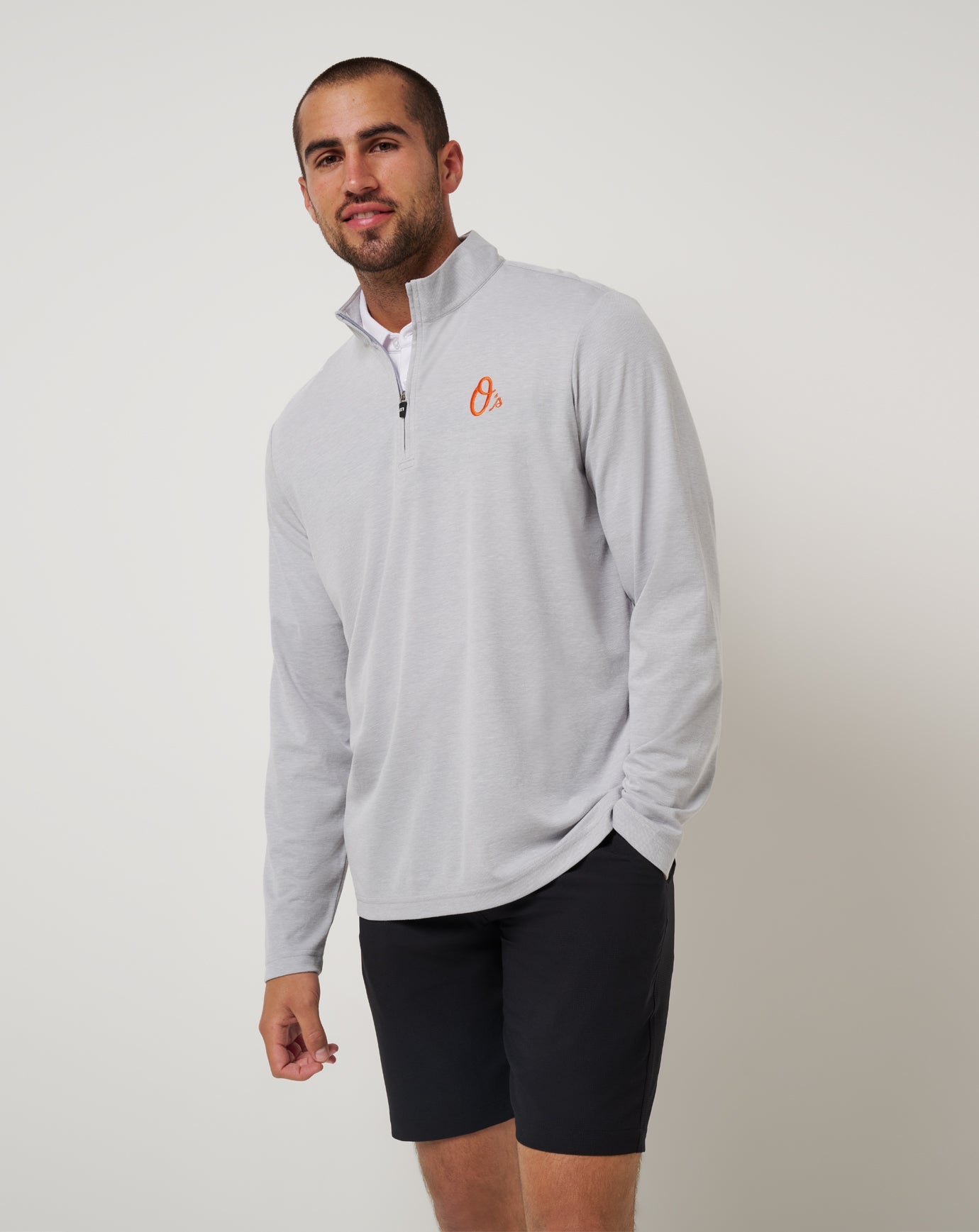 Baltimore Orioles Time To Tailgate Quarter Zip| Travis Mathew