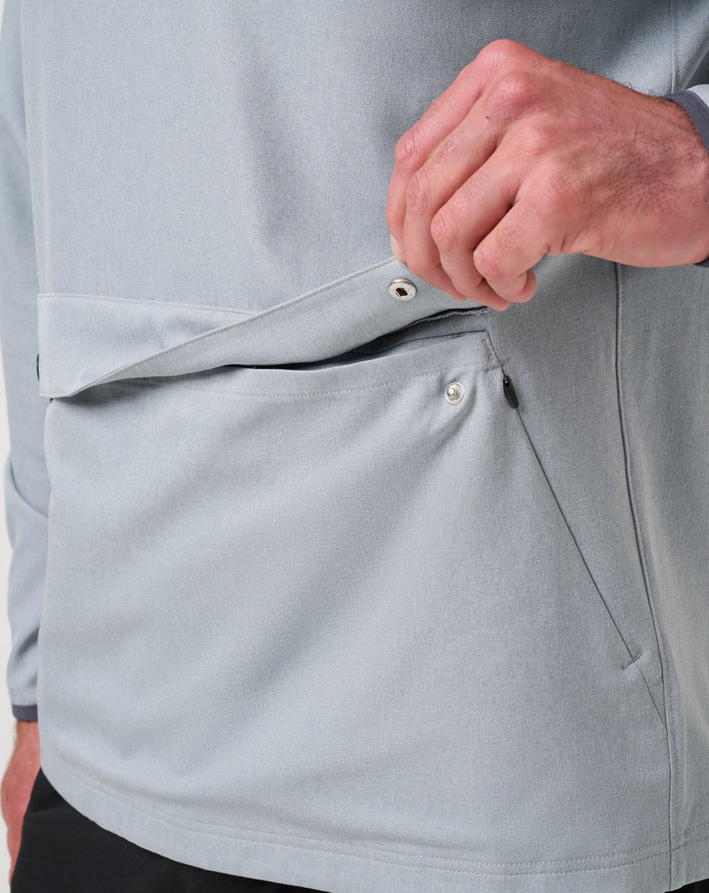 Out Of Pocket Hooded Quarter Zip| Travis Mathew
