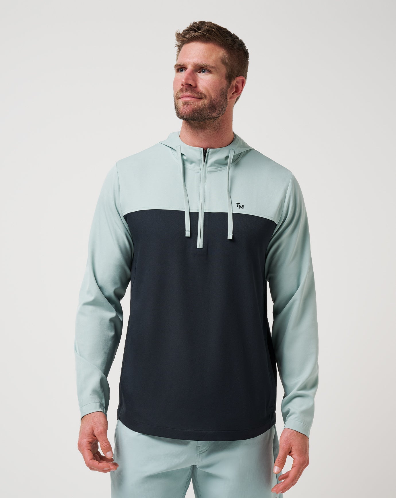 Coin Toss Quarter Zip Hoodie| Travis Mathew