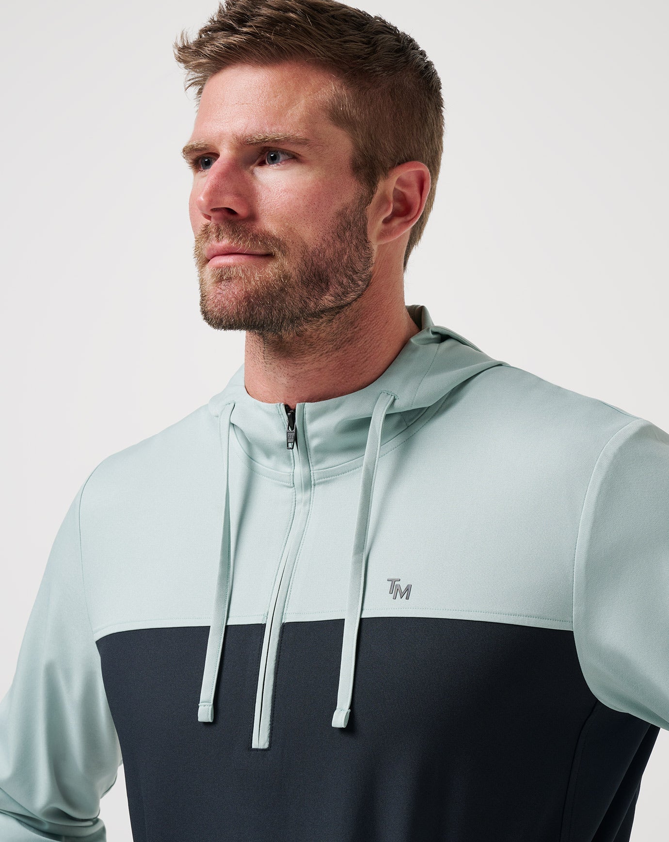 Coin Toss Quarter Zip Hoodie| Travis Mathew