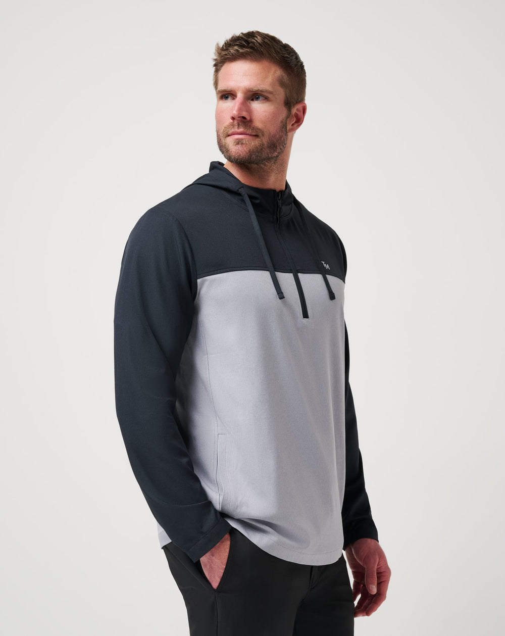 Coin Toss Quarter Zip Hoodie| Travis Mathew