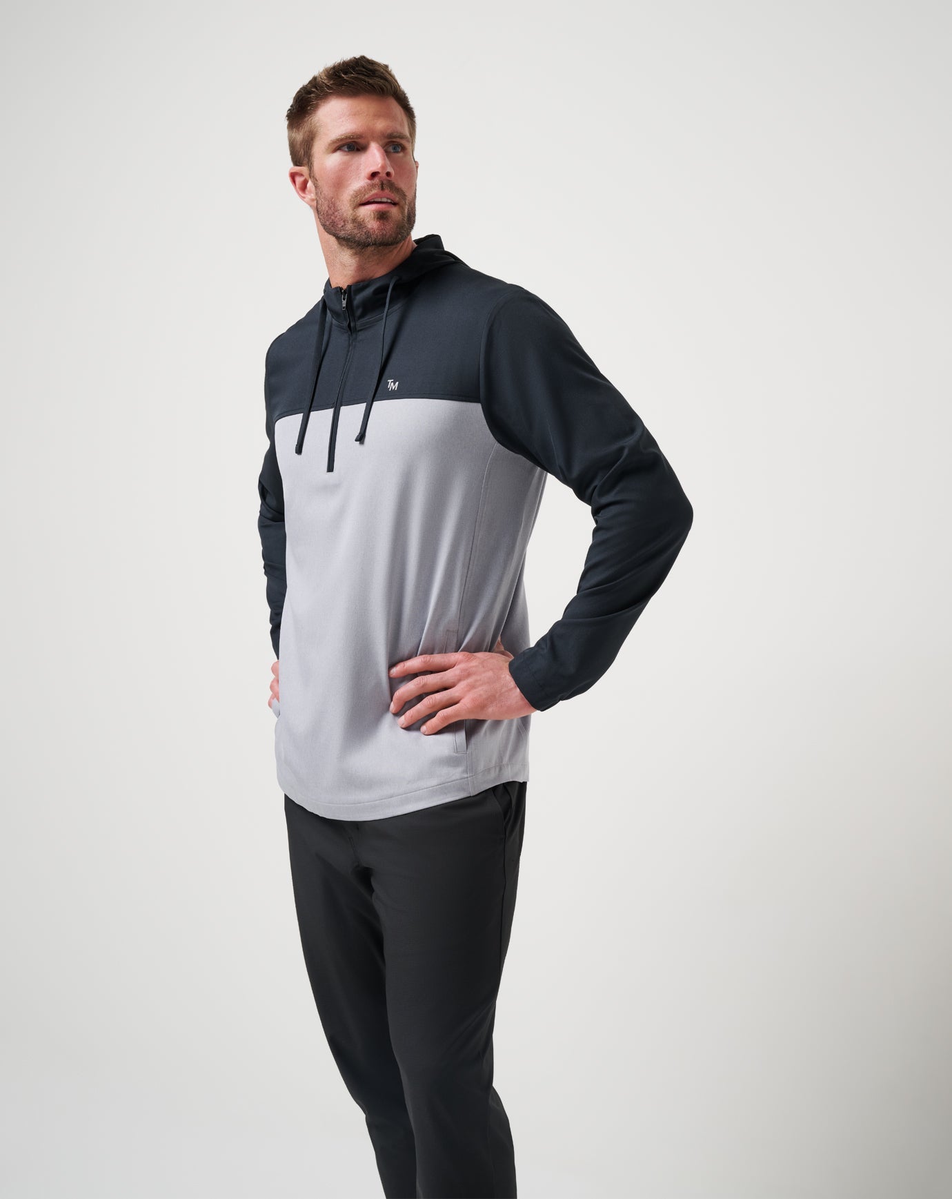 Coin Toss Quarter Zip Hoodie| Travis Mathew