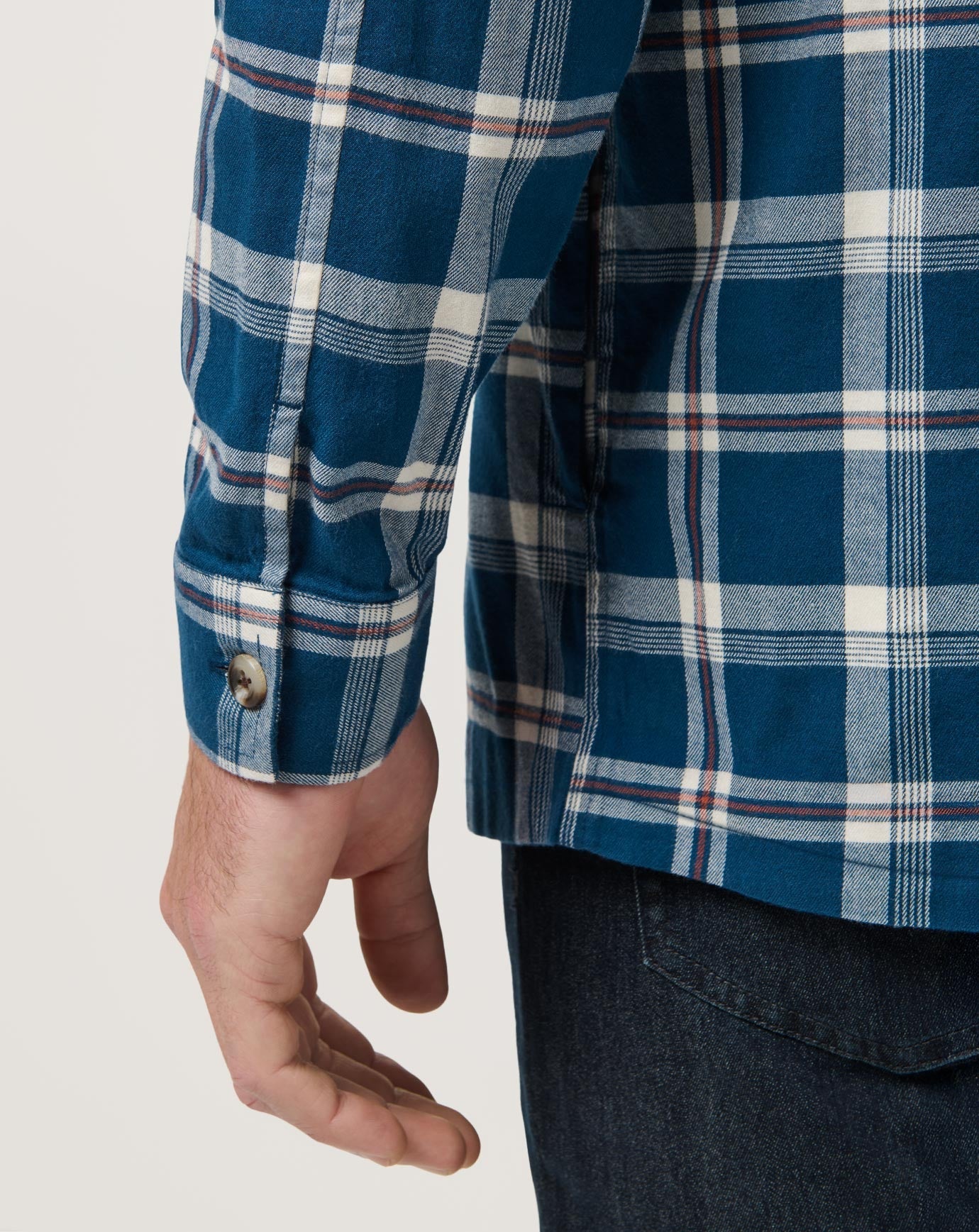 Cloud Flannel Hooded Button-Up| Travis Mathew