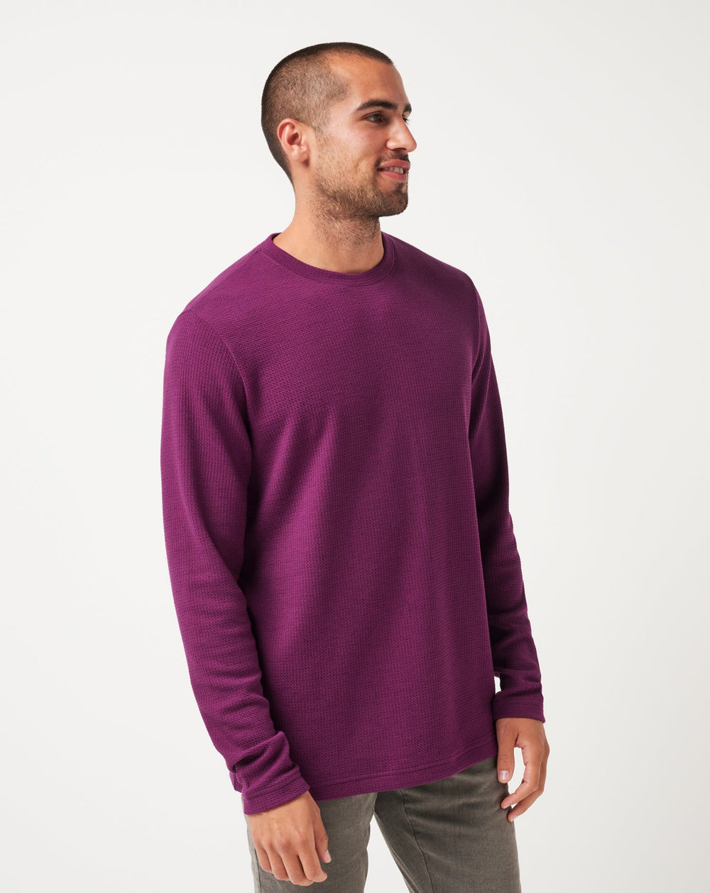 Burnley Cloud Waffle Crew| Travis Mathew