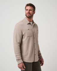 Cloud Waffle Shirt Jacket| Travis Mathew