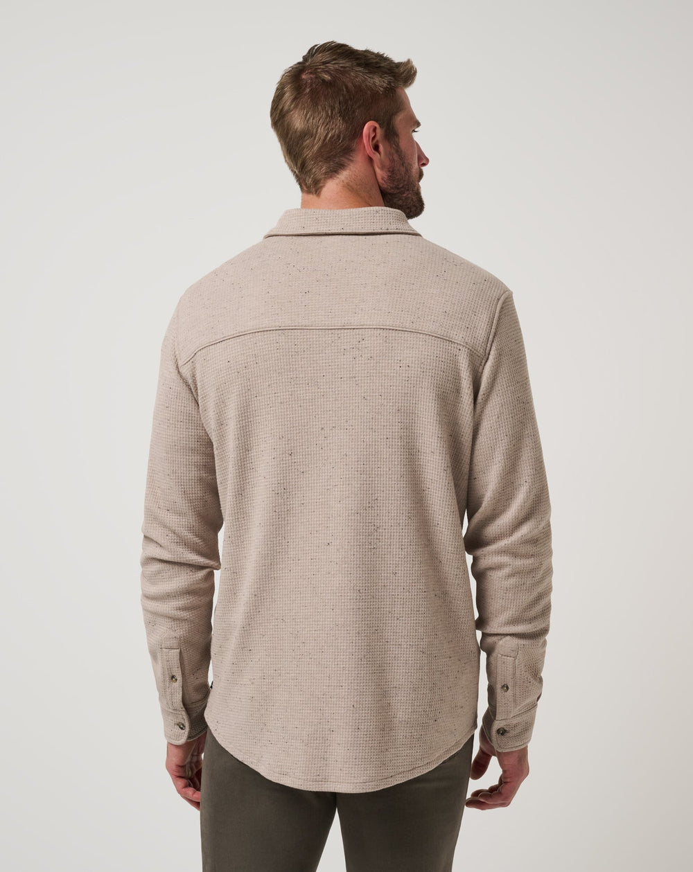 Cloud Waffle Shirt Jacket| Travis Mathew