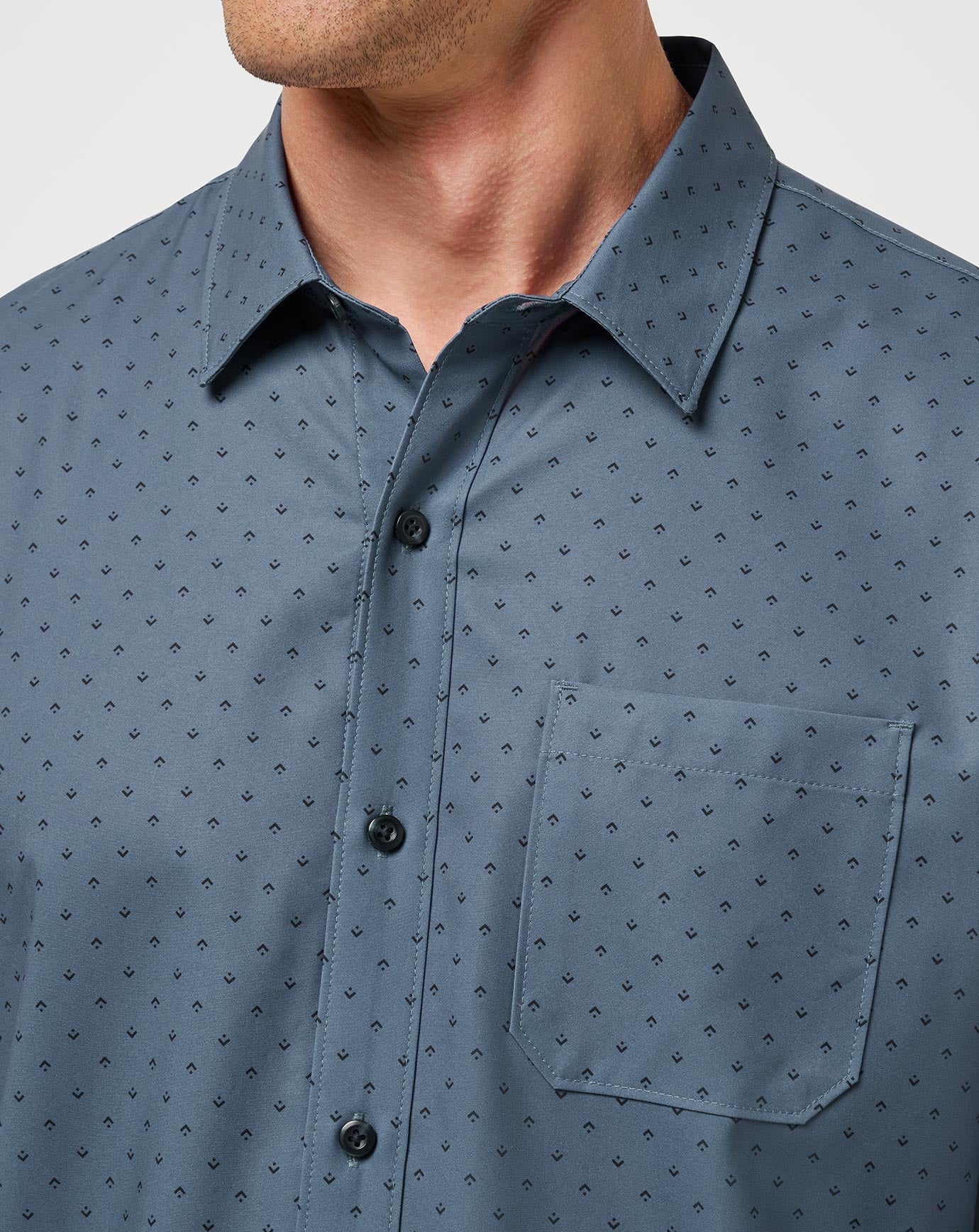 Techwoven Tidbits Button-Up| Travis Mathew