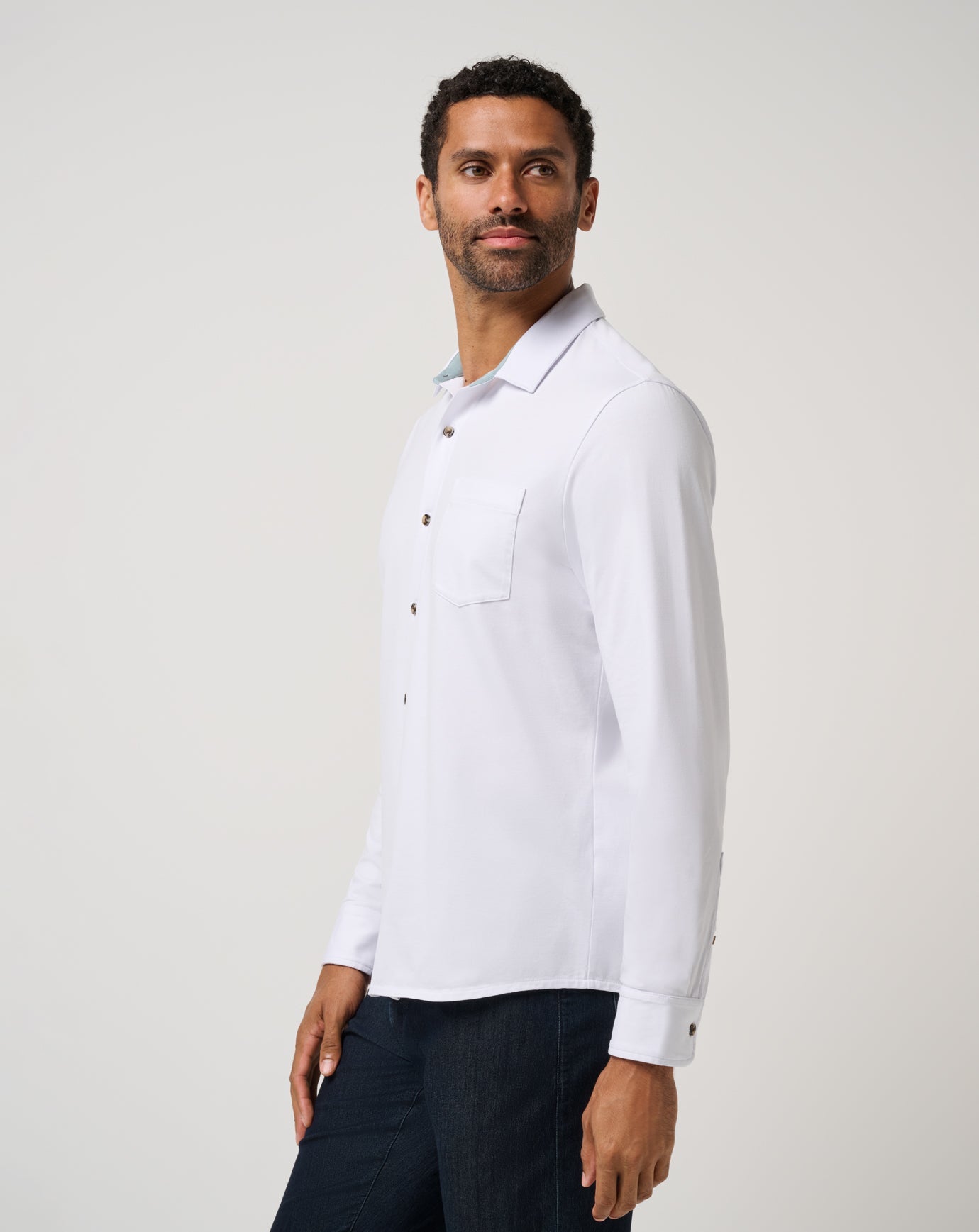 Comfortknit TM Social Club Button-Up| Travis Mathew