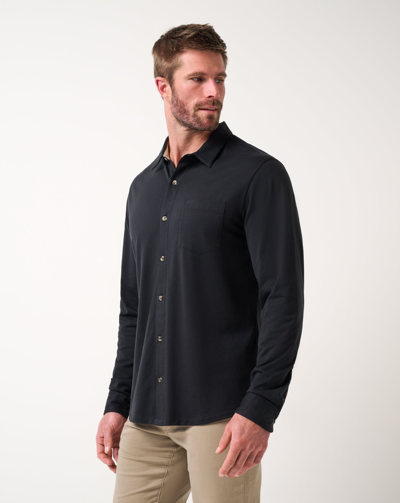Comfortknit TM Social Club Button-Up| Travis Mathew