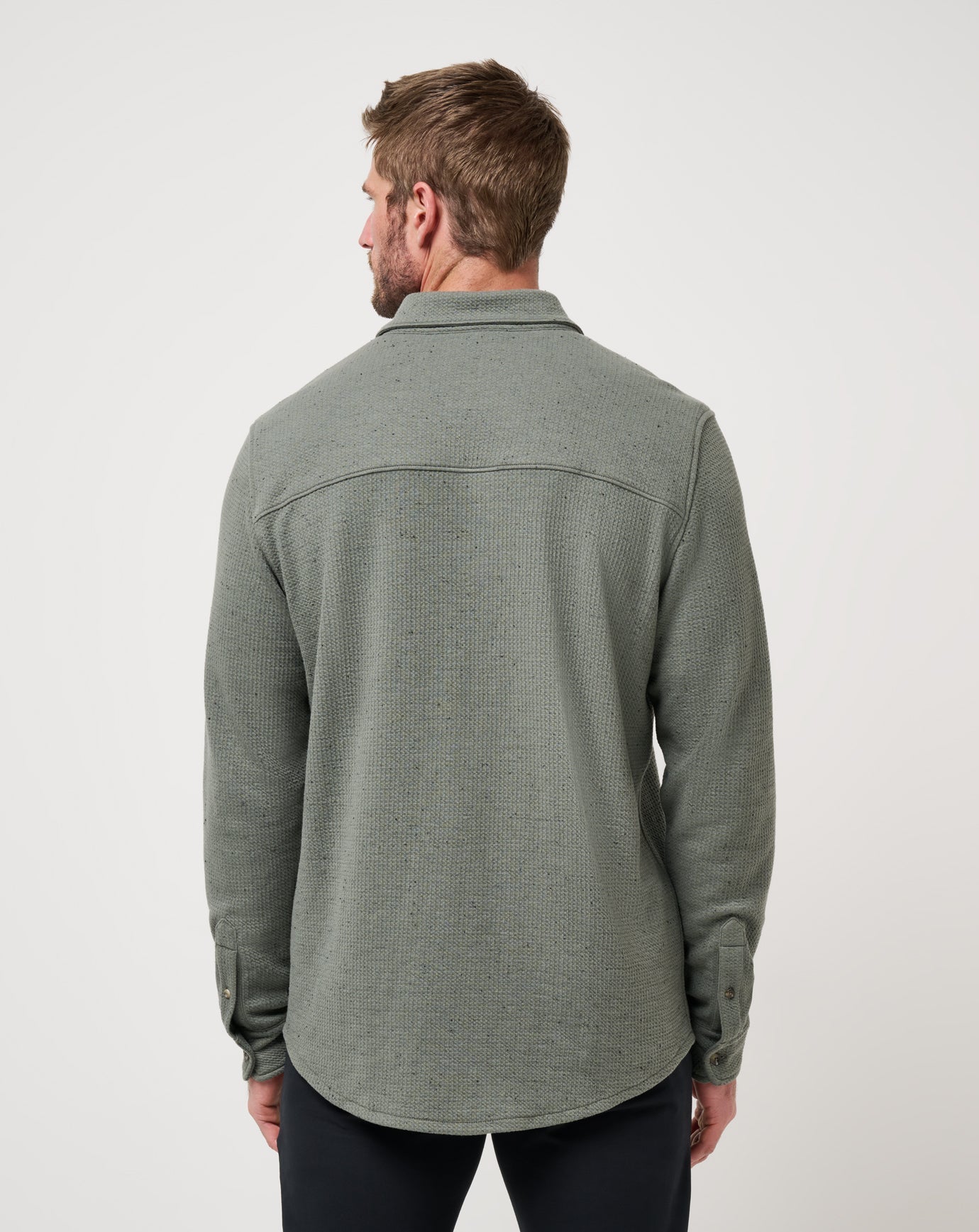 Cloud Waffle Shirt Jacket| Travis Mathew