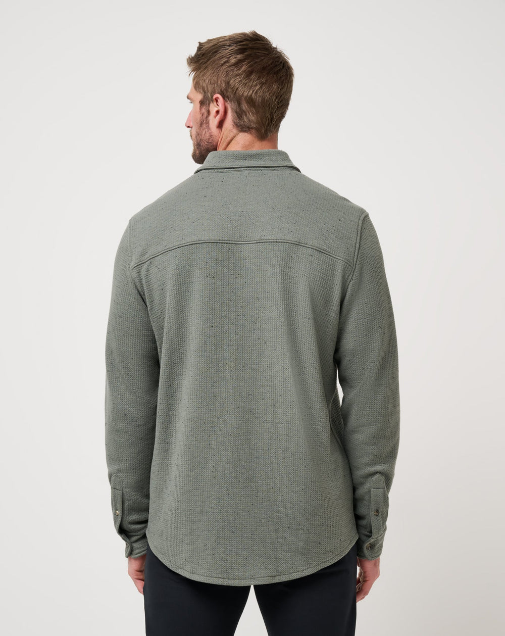 Cloud Waffle Shirt Jacket| Travis Mathew