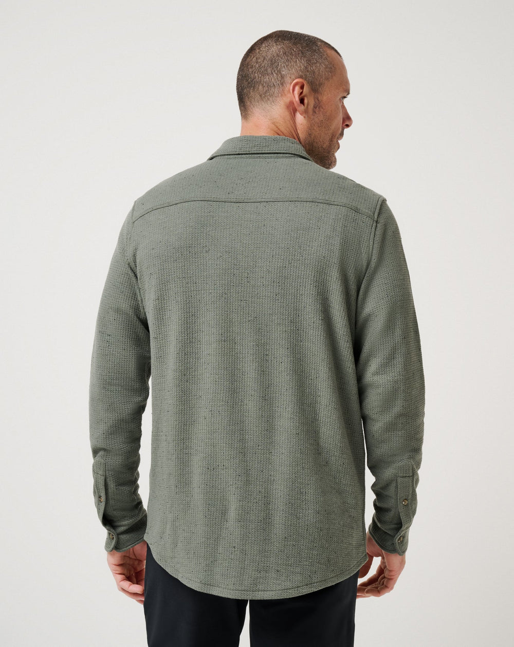 Cloud Waffle Shirt Jacket| Travis Mathew