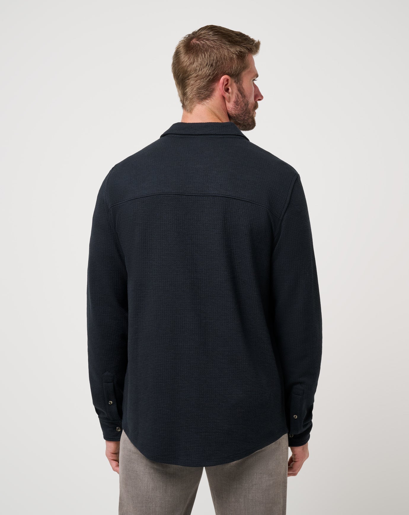 Cloud Waffle Shirt Jacket| Travis Mathew