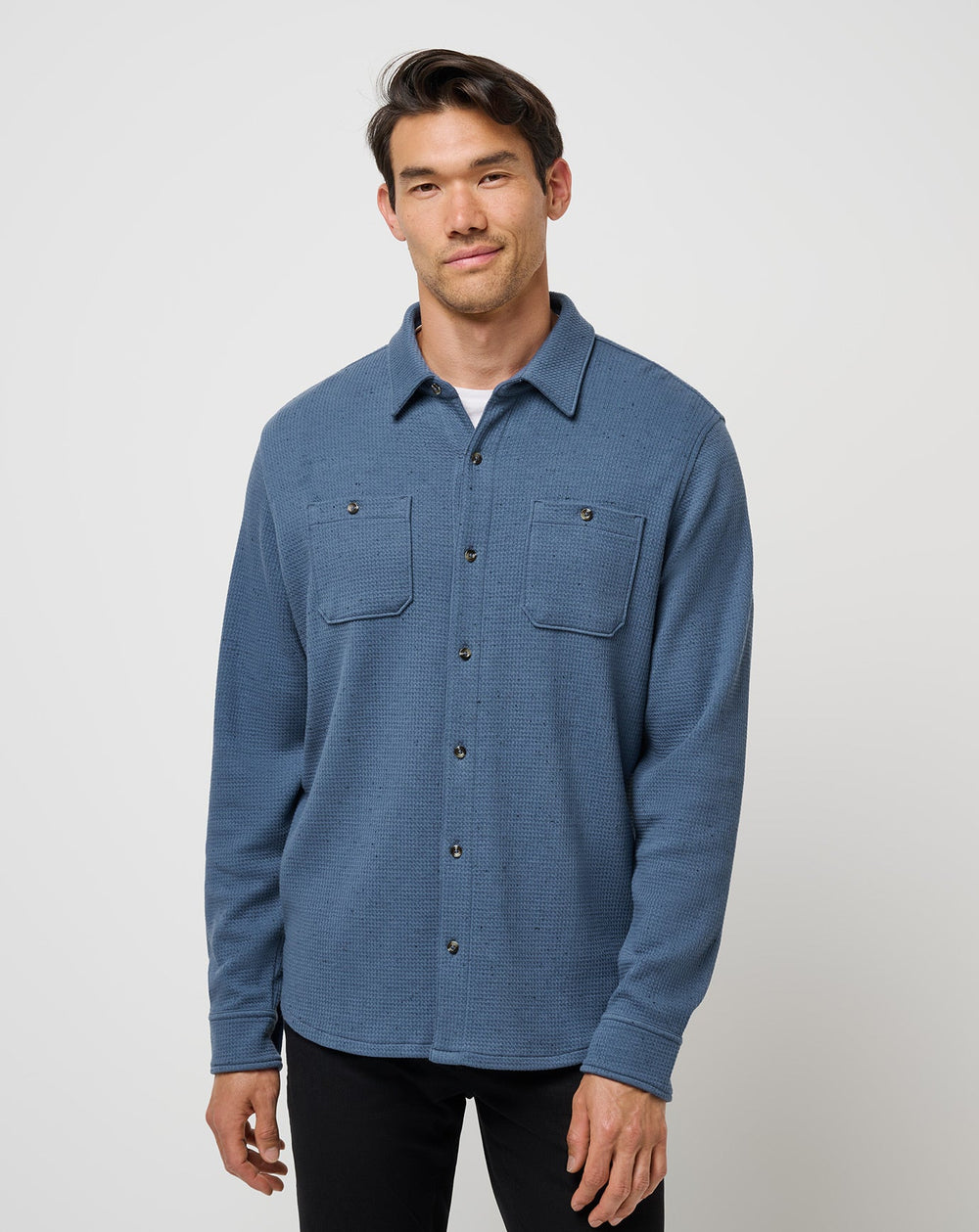 Cloud Waffle Shirt Jacket| Travis Mathew