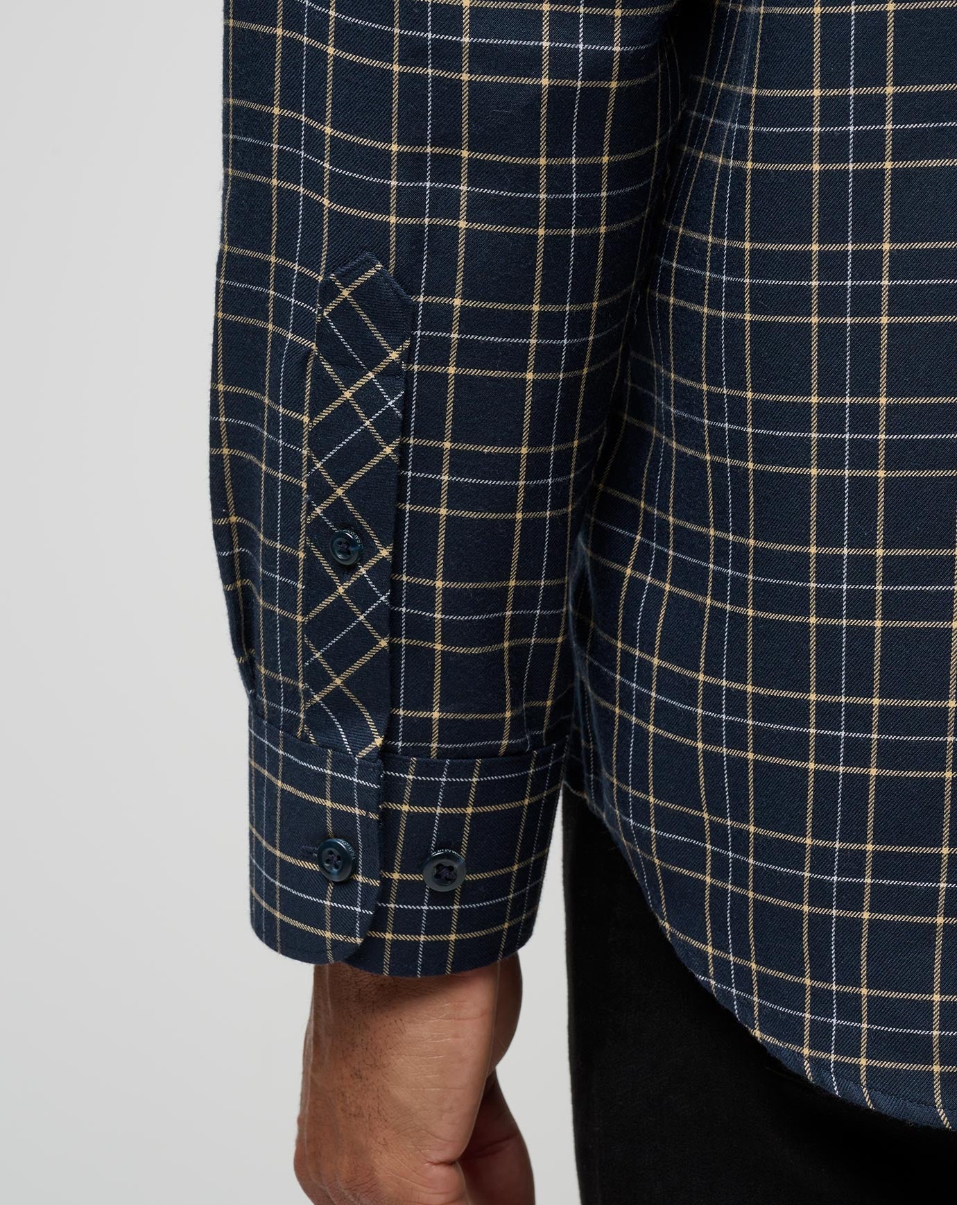 Cloud Flannel Plaid Button-Up| Travis Mathew