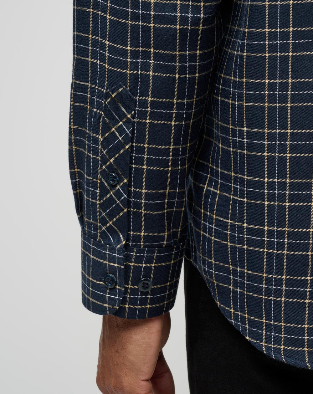 Cloud Flannel Plaid Button-Up| Travis Mathew