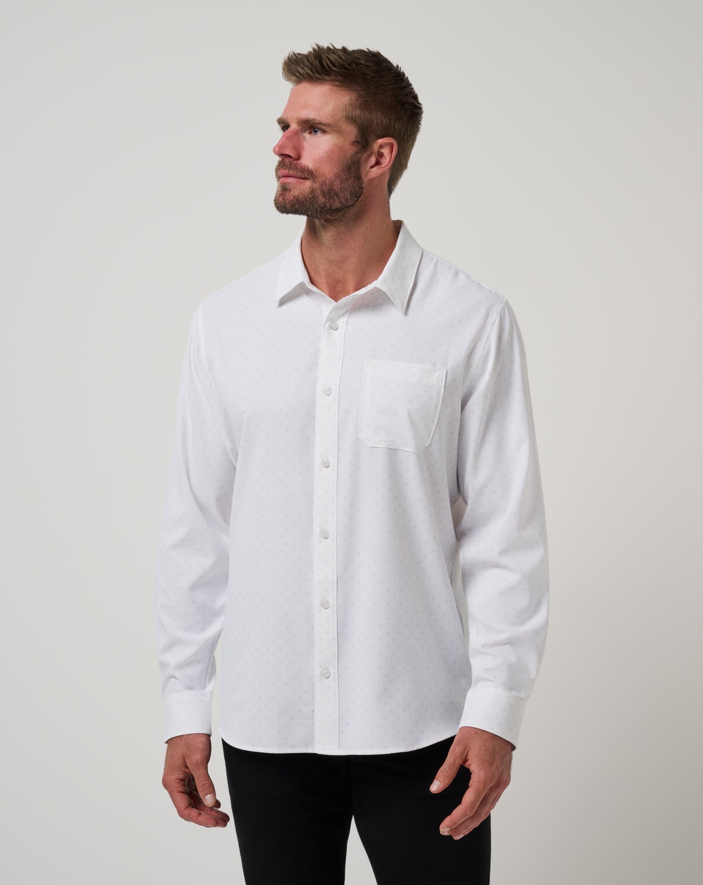 Techwoven Tidbits Button-Up| Travis Mathew
