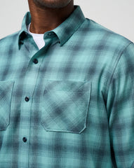 Cloud Flannel Plaid Button-Up| Travis Mathew