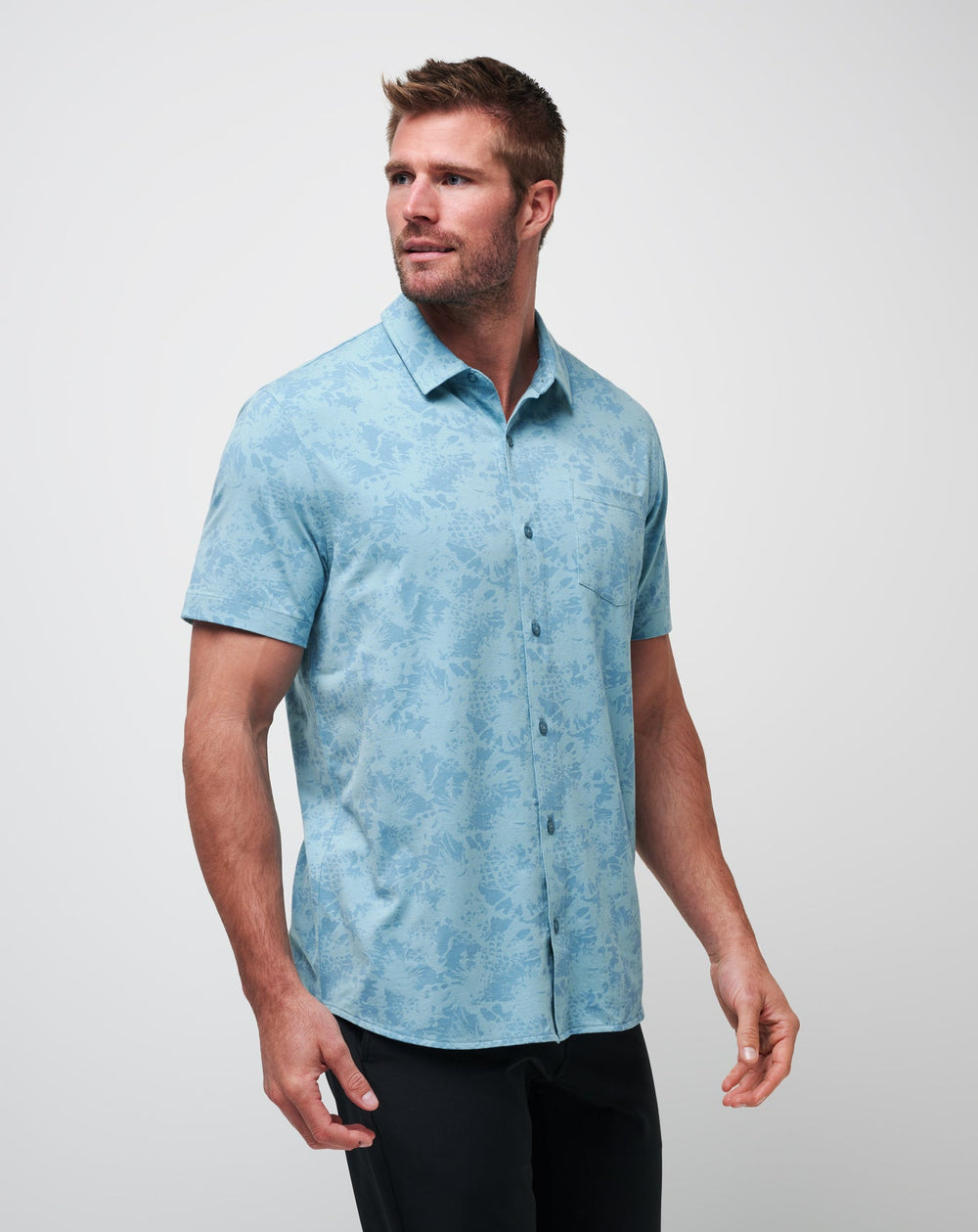 Knit Braddah Button-Up| Travis Mathew