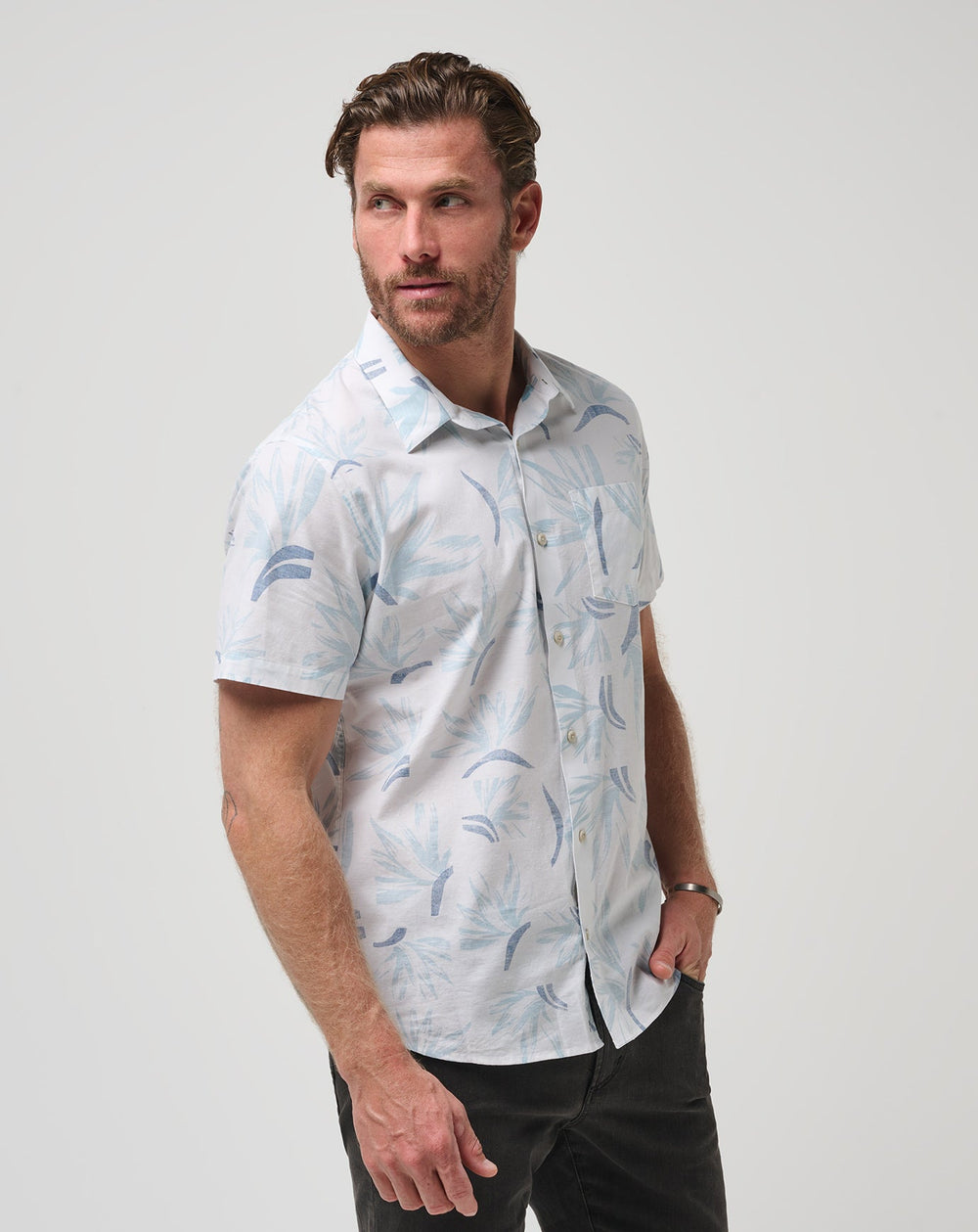 The Thick Of It Button-Up| Travis Mathew