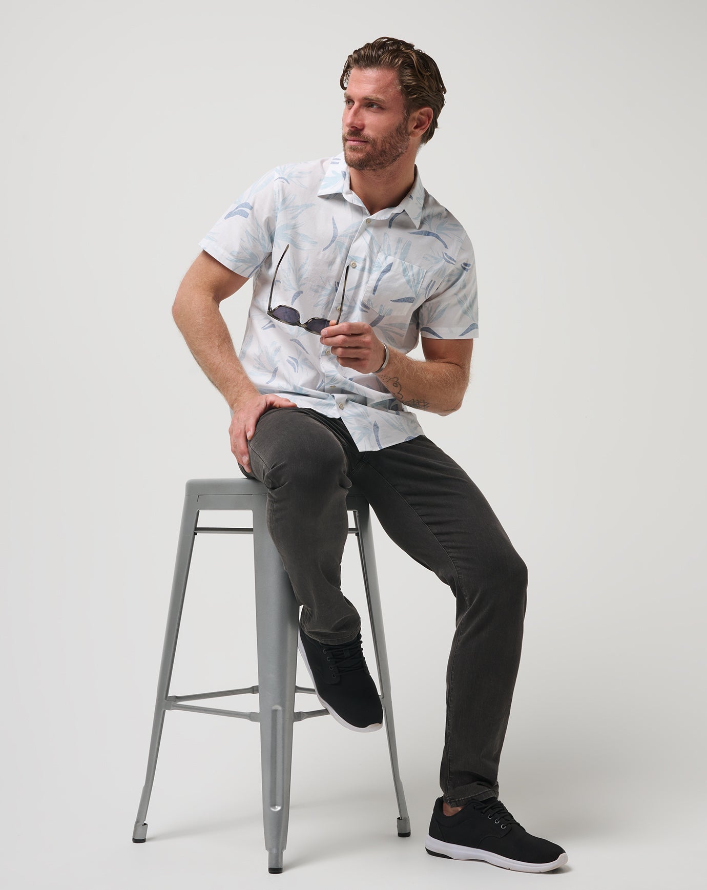 The Thick Of It Button-Up| Travis Mathew