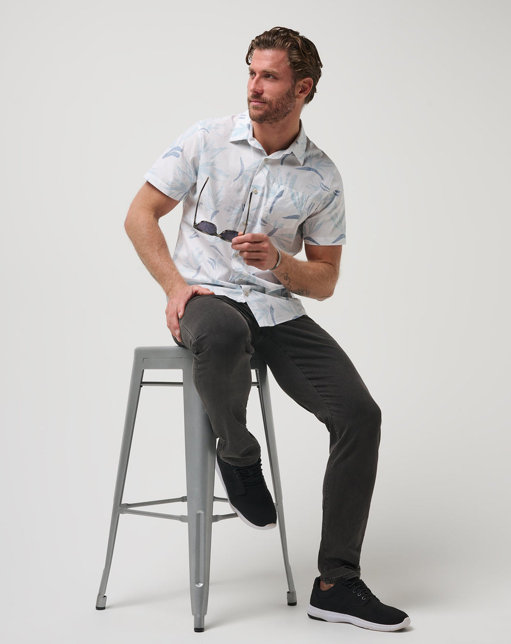 The Thick Of It Button-Up| Travis Mathew