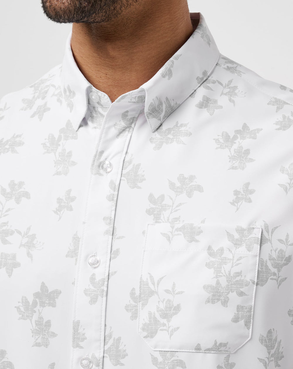 Mist On The Lake Button-Up| Travis Mathew