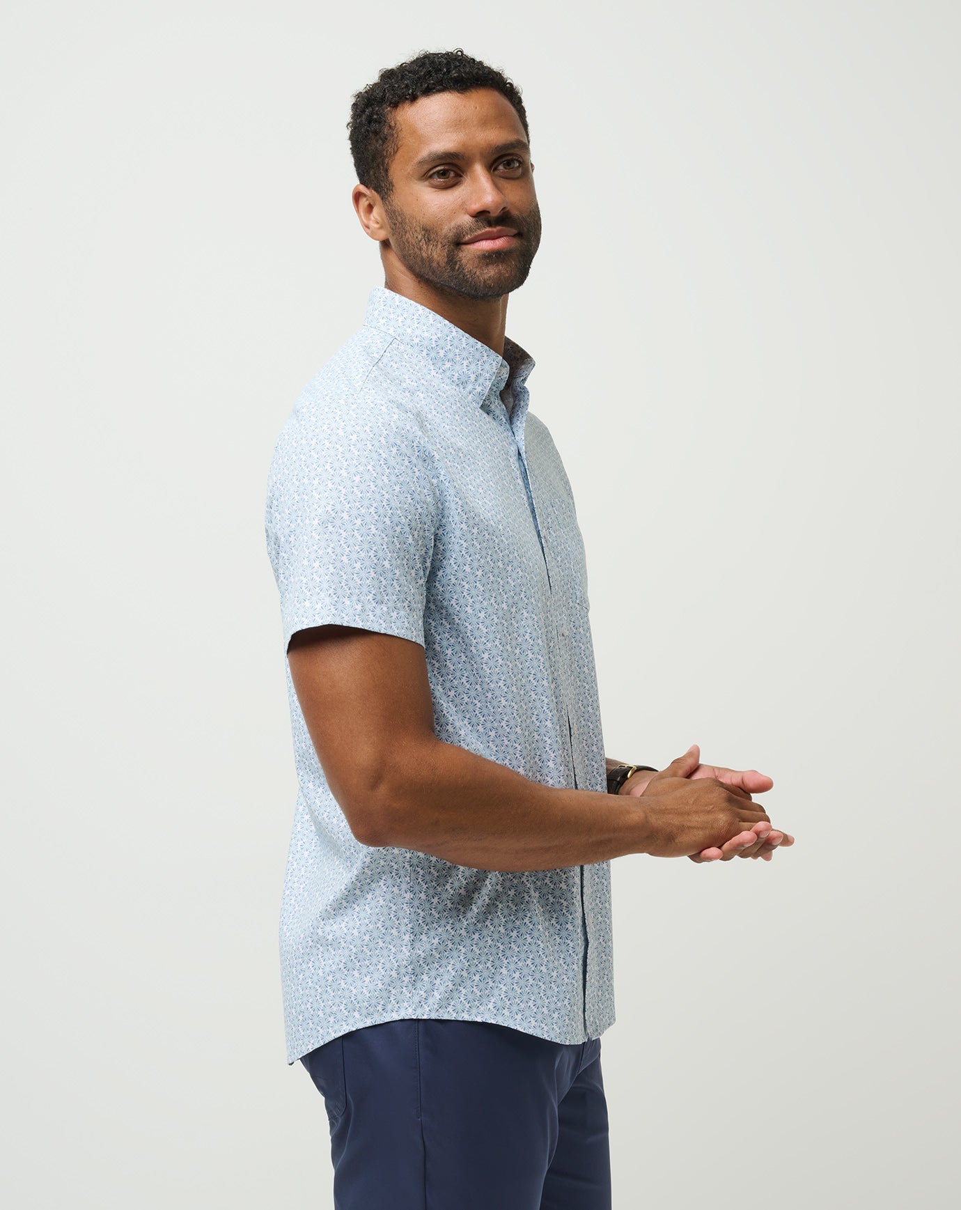 Techwoven Country Mile Button-Up| Travis Mathew