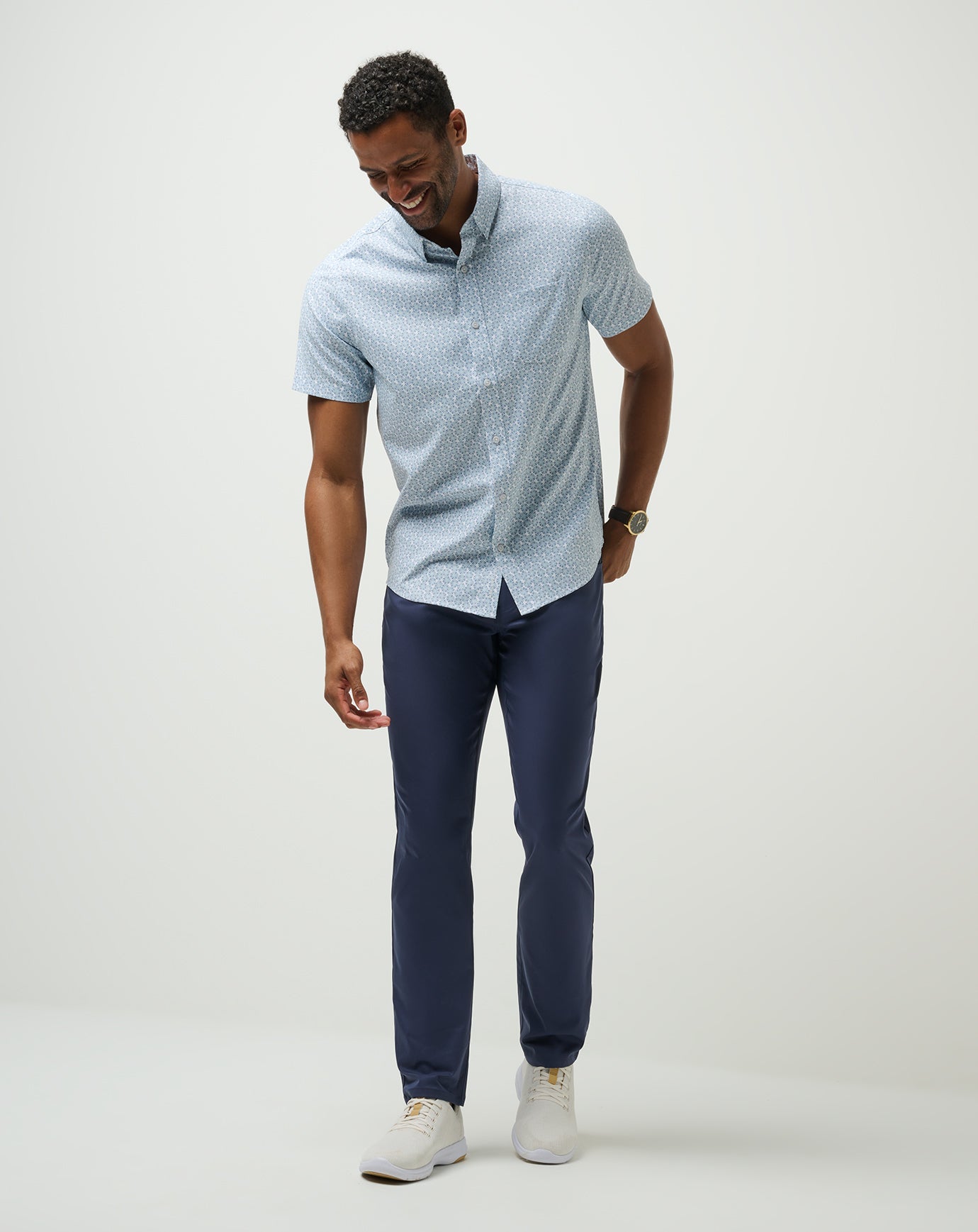 Techwoven Country Mile Button-Up| Travis Mathew
