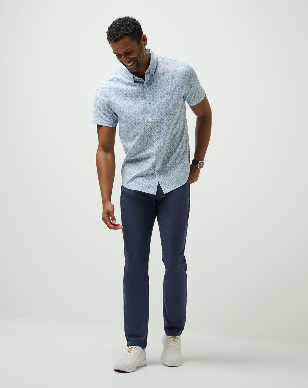 Techwoven Country Mile Button-Up| Travis Mathew