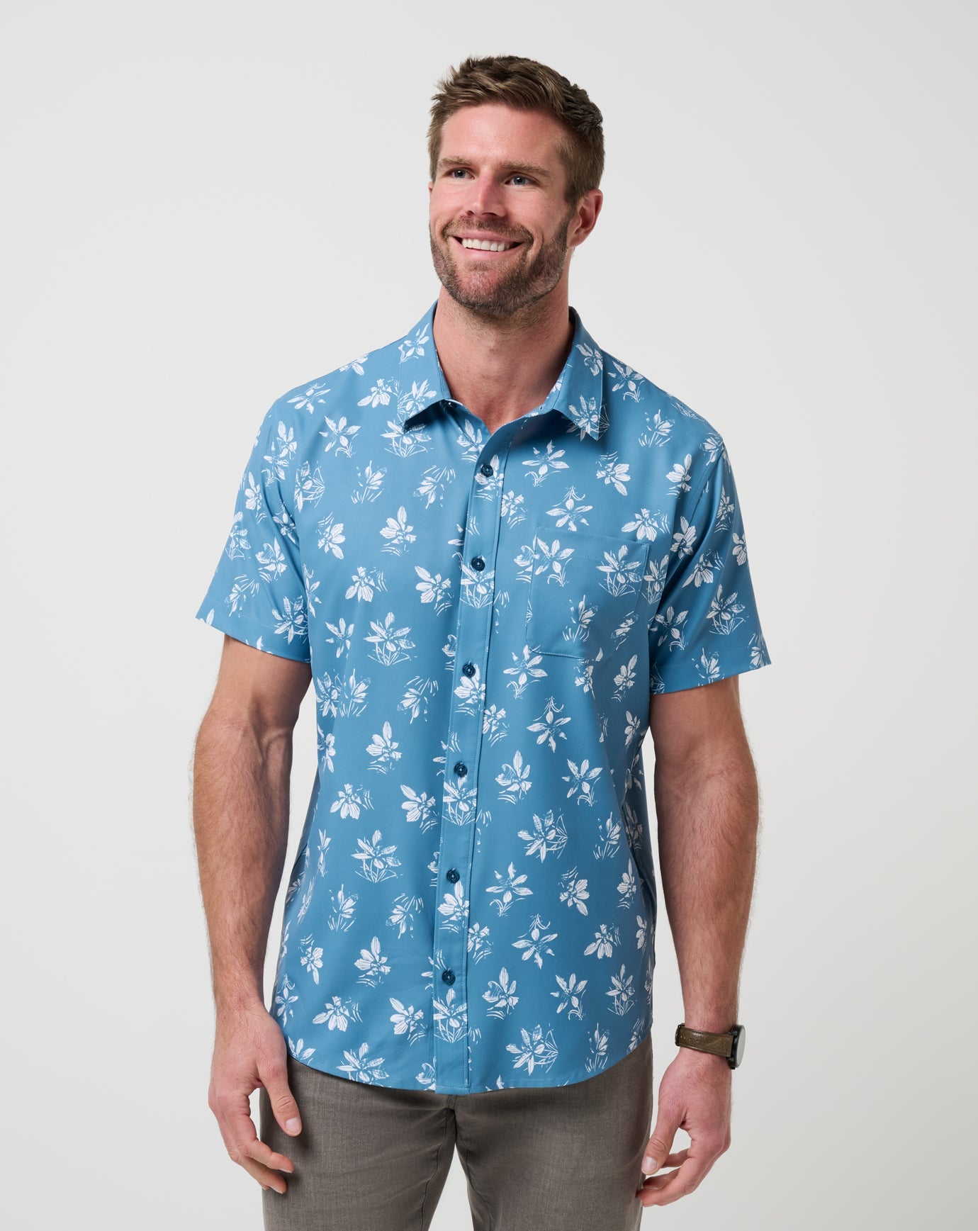 Techwoven Seamate Button-Up| Travis Mathew