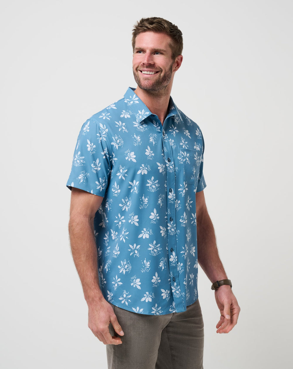 Techwoven Seamate Button-Up| Travis Mathew
