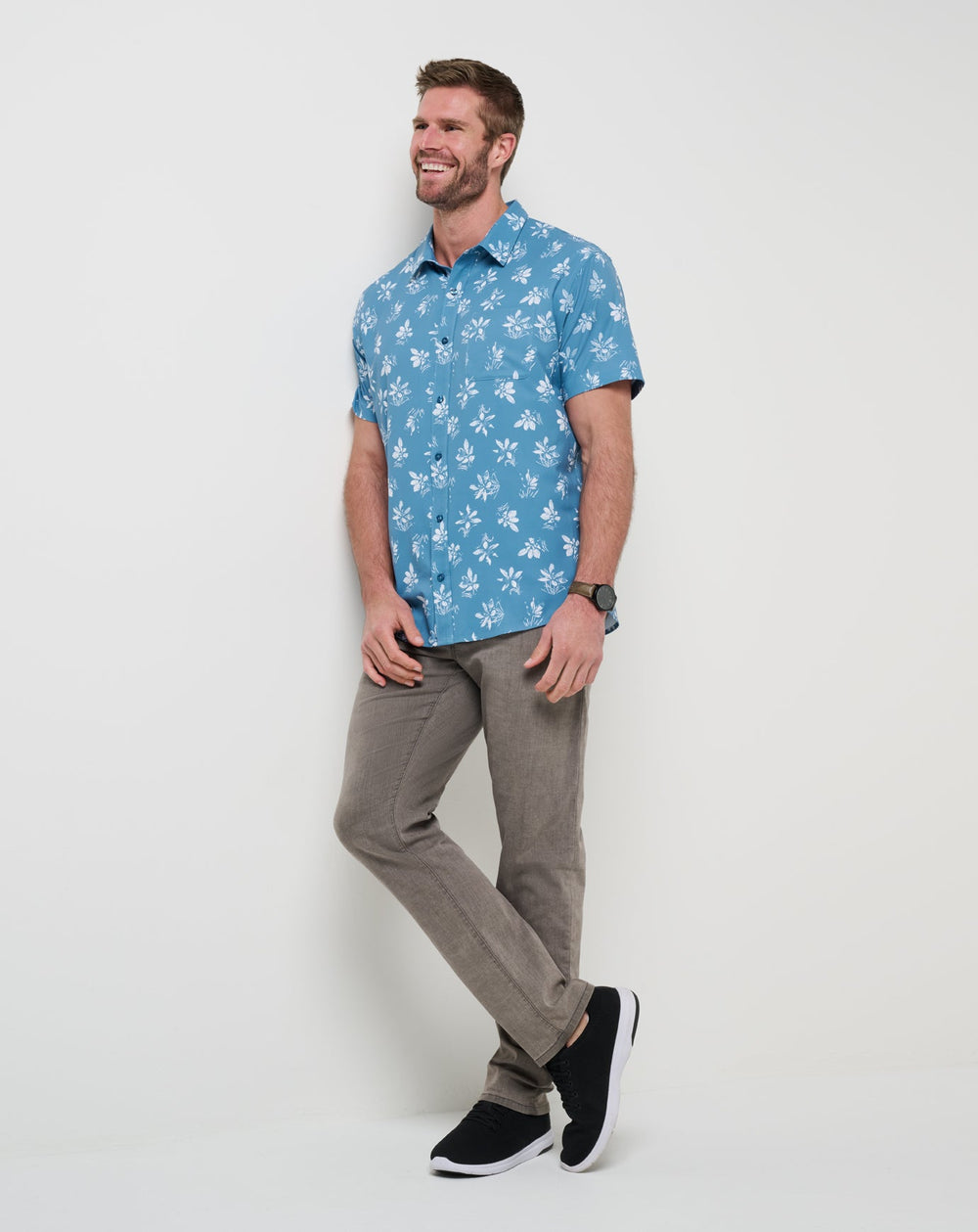 Techwoven Seamate Button-Up| Travis Mathew