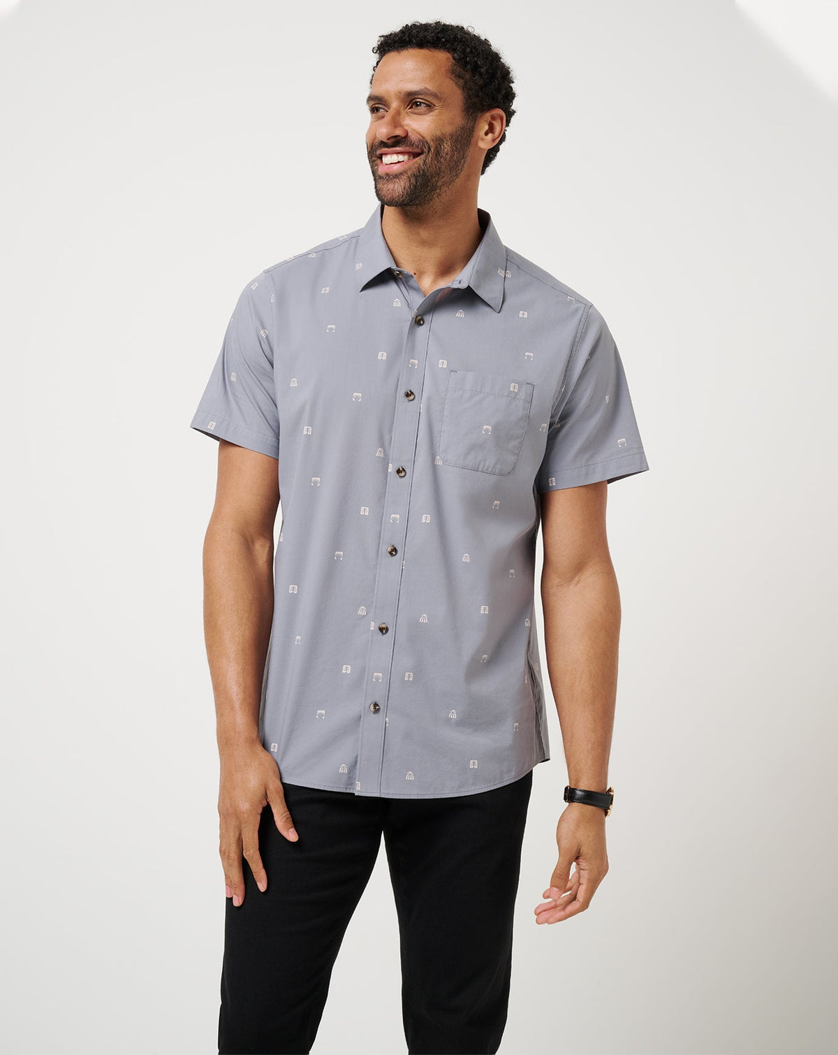 French Riviera Button-Up| Travis Mathew