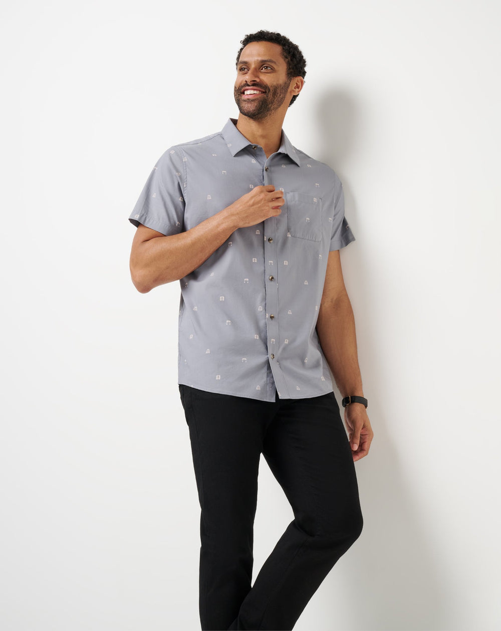 French Riviera Button-Up| Travis Mathew