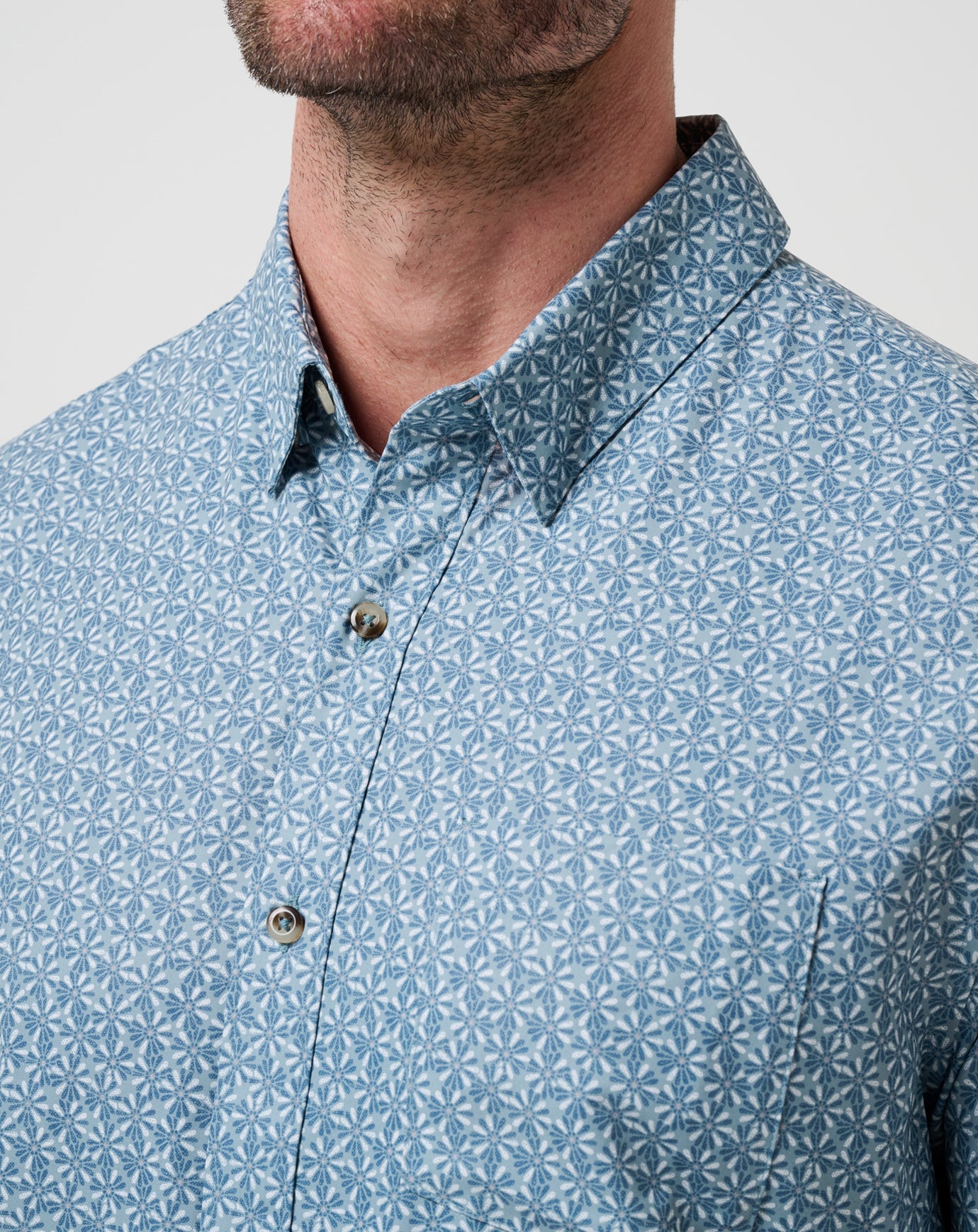 Techwoven Country Mile Button-Up| Travis Mathew