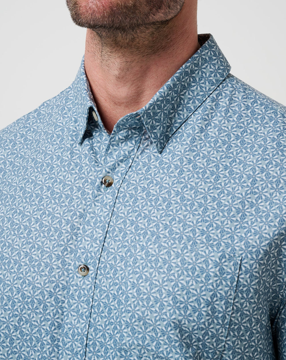 Techwoven Country Mile Button-Up| Travis Mathew
