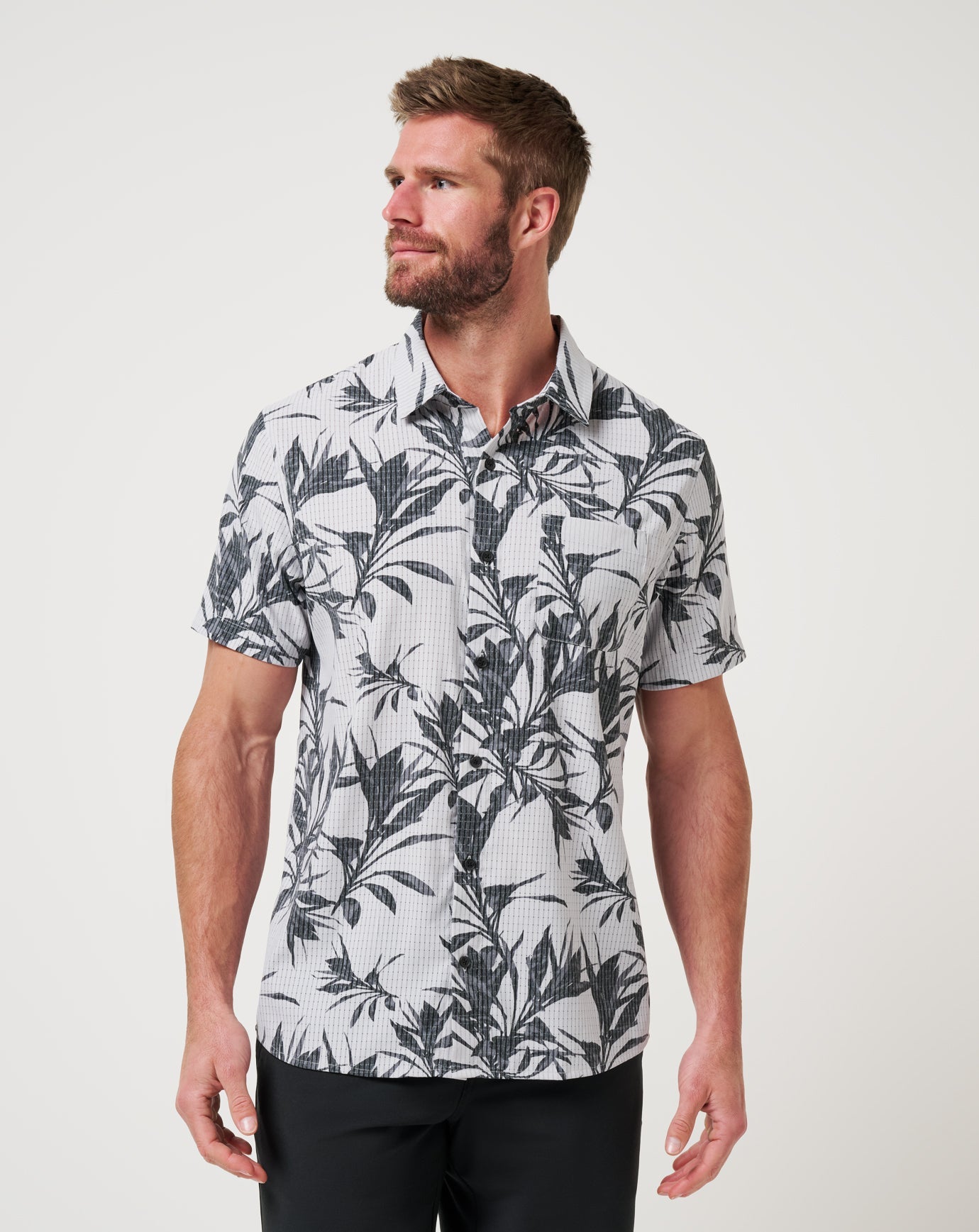 Light Map Button-Up| Travis Mathew