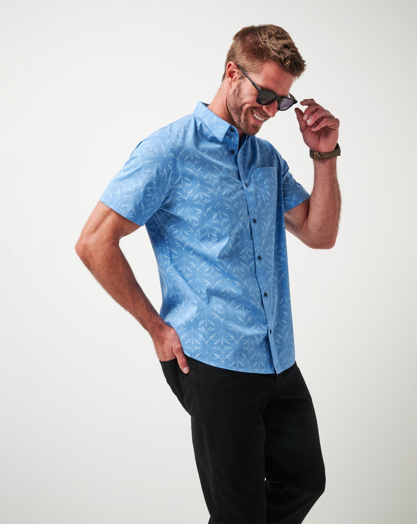 Canopy Breeze Button-Up| Travis Mathew