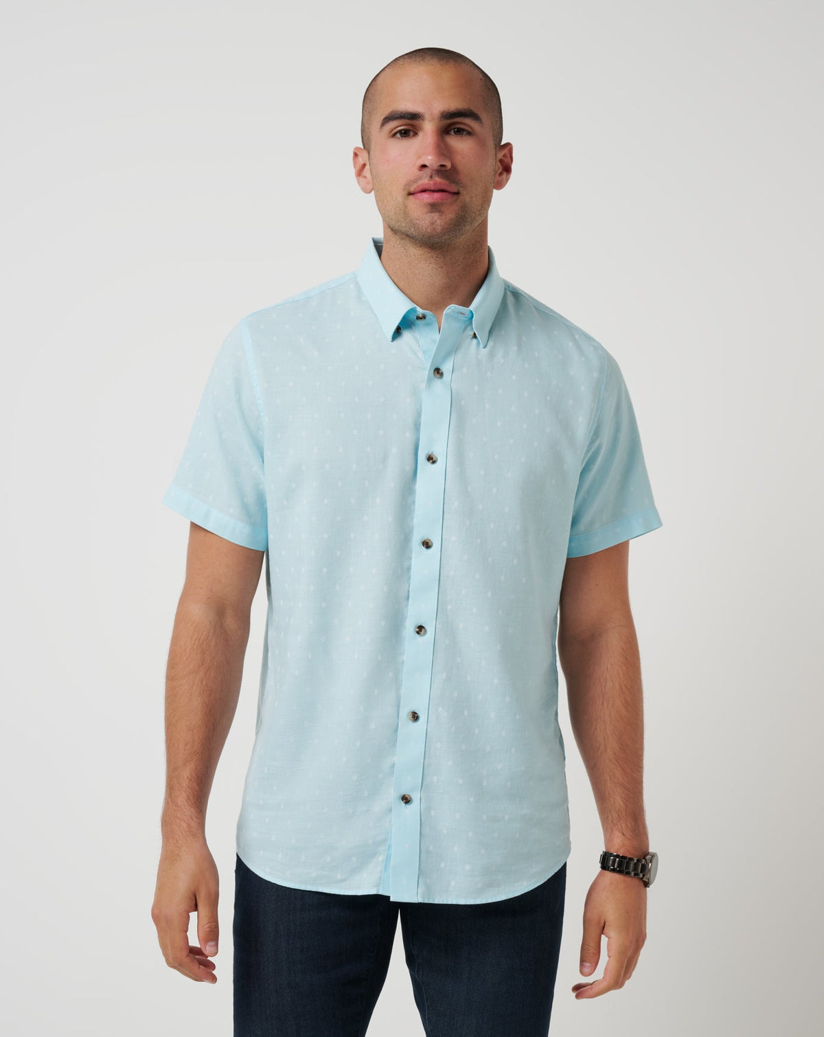 Early Check In Button-Up| Travis Mathew