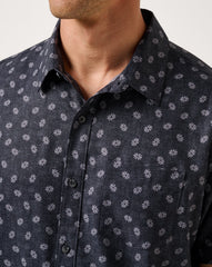 Techwoven Grey Wind Button-Up| Travis Mathew