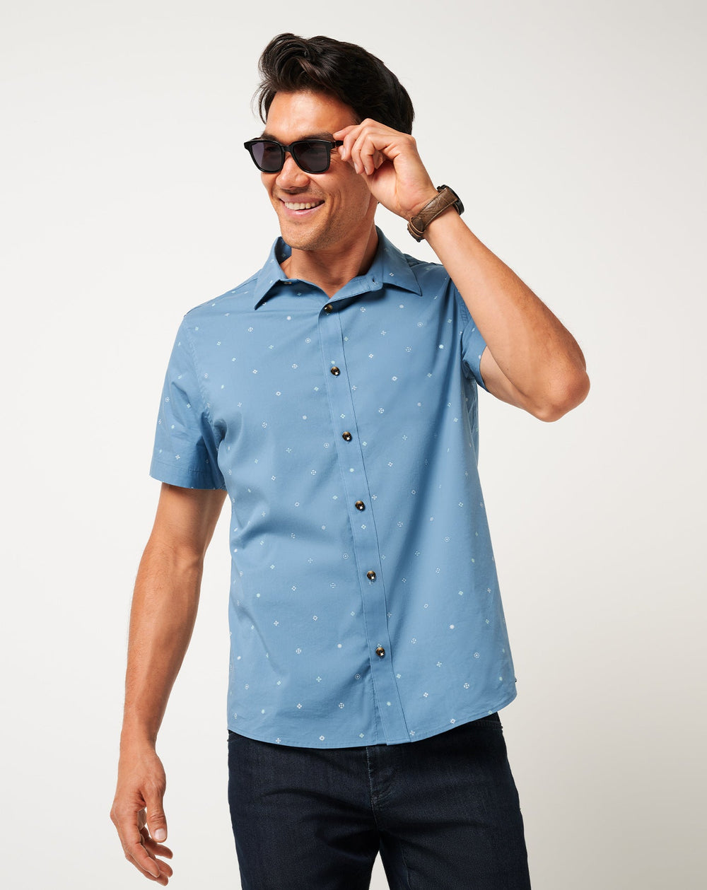 Per Aspera Button-Up| Travis Mathew
