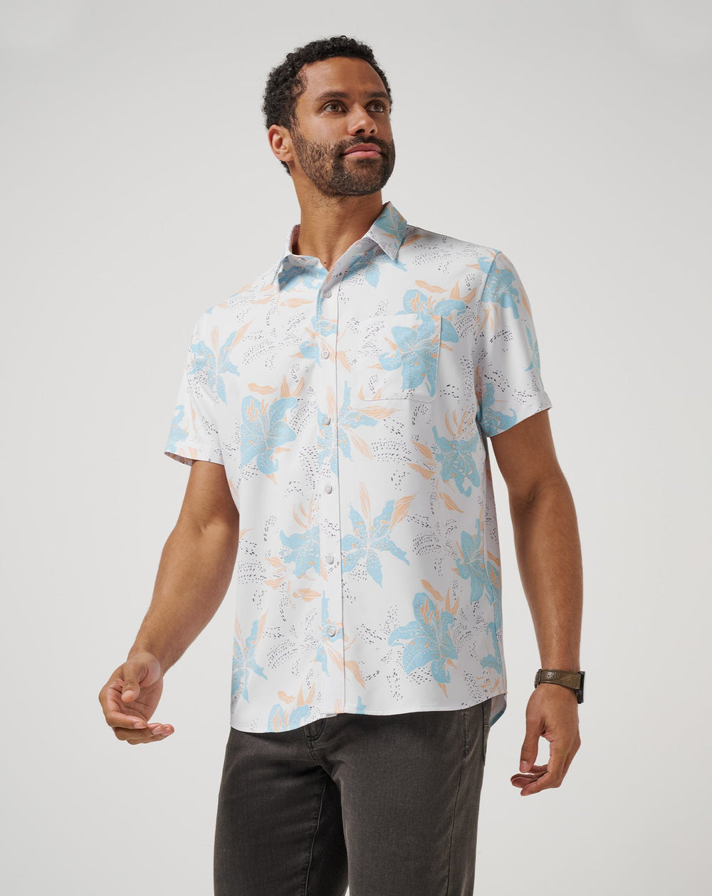 Techwoven Board Battle Button-Up| Travis Mathew