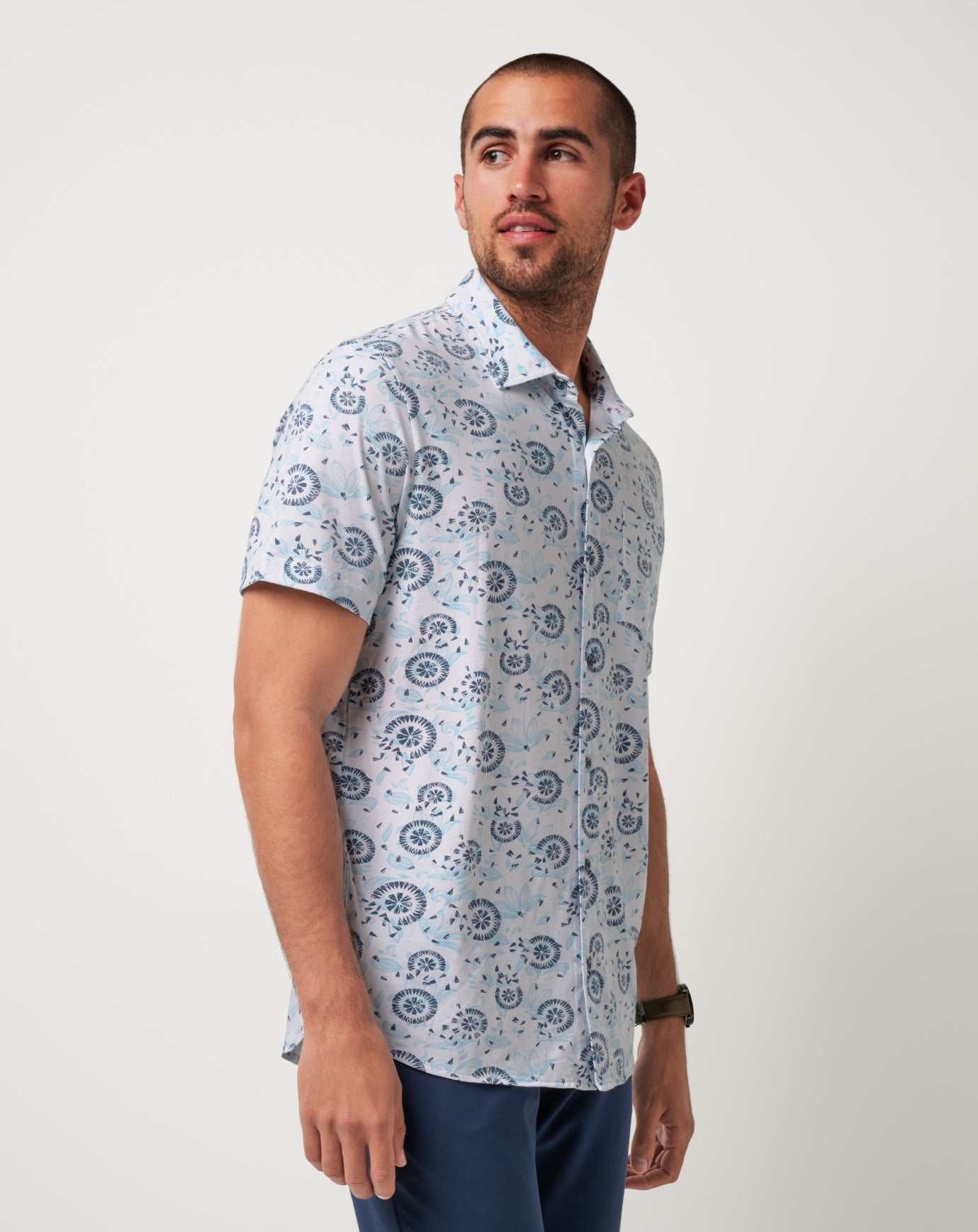 Knit Flourish Button-Up| Travis Mathew
